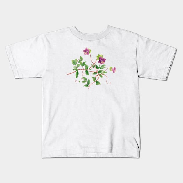 September 2nd birthday flower Kids T-Shirt by birthflower